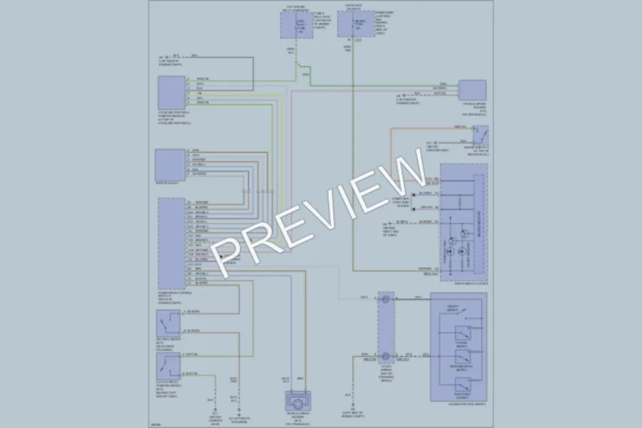 2007 Mazda 3 Cruise Control wiring diagram preview