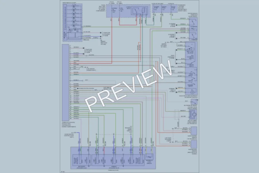 2007 Mazda 3 Transmission wiring diagram preview