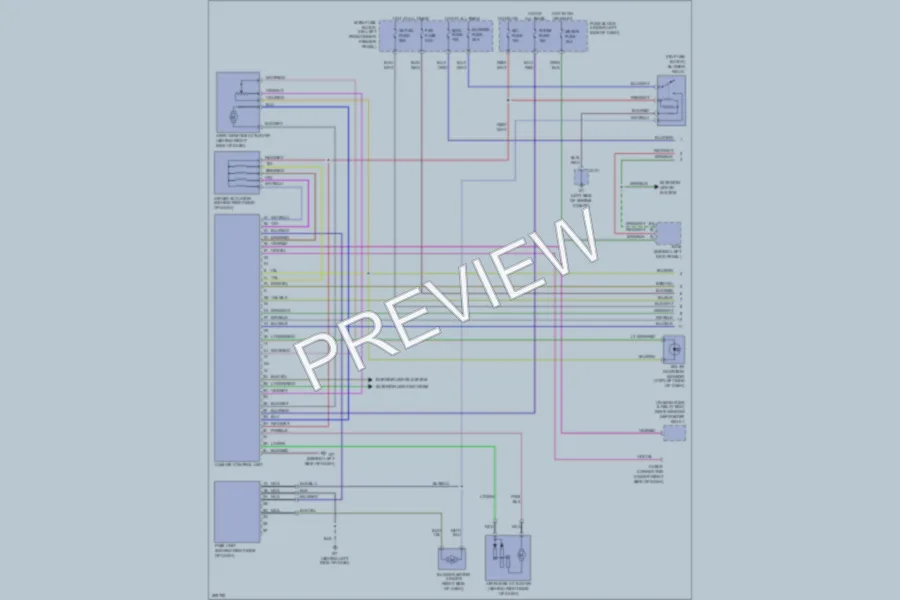 2007 Mazda 6 Air Conditioning wiring diagram preview