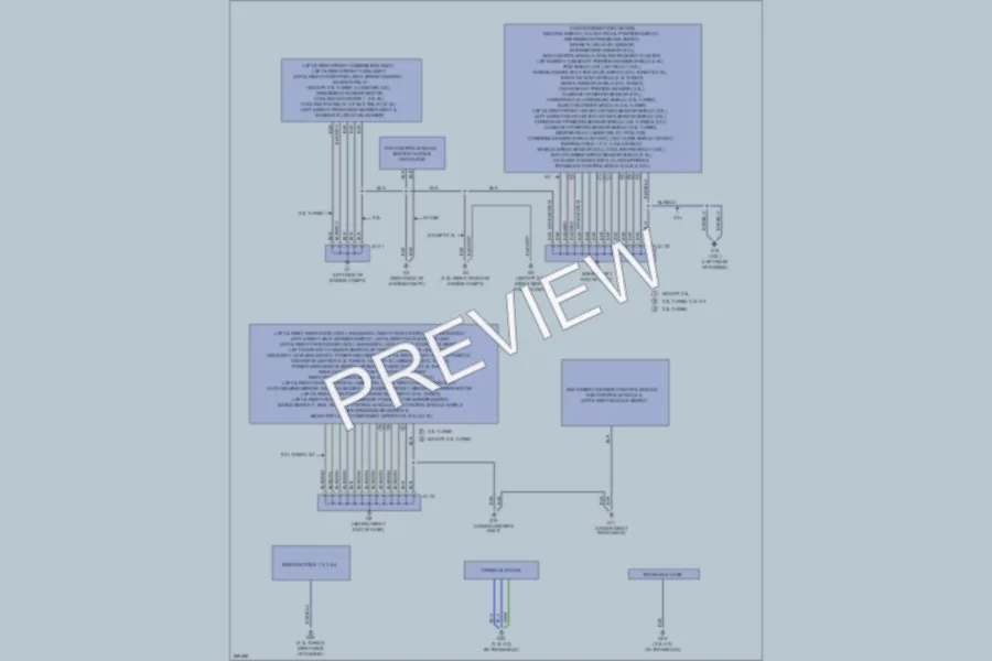 2007 Mazda 6 Ground Distribution wiring diagram preview