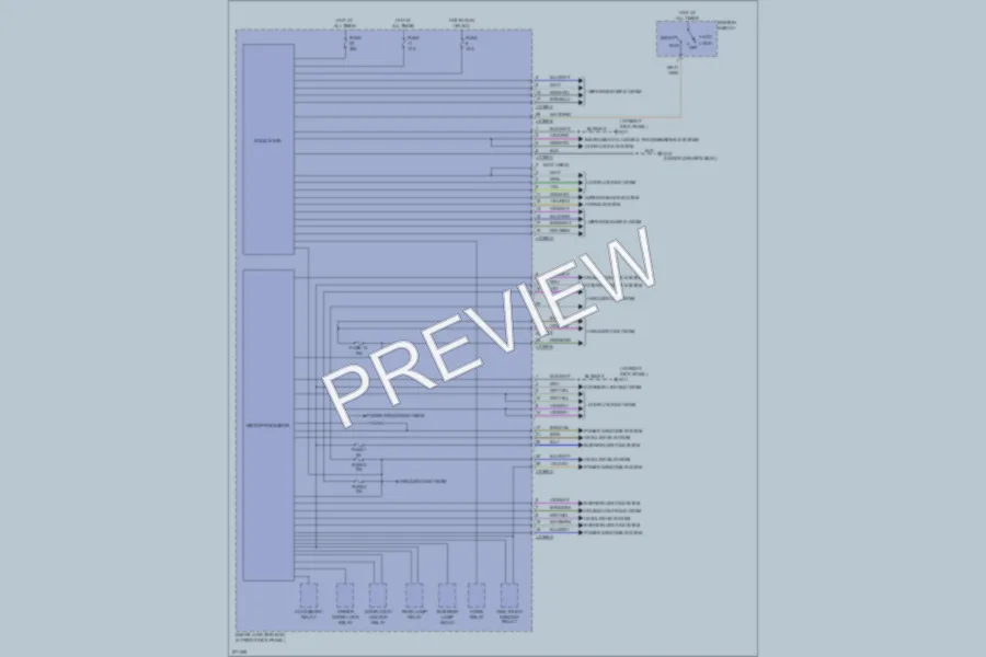 2007 Mazda B2300 Body Control Modules wiring diagram preview