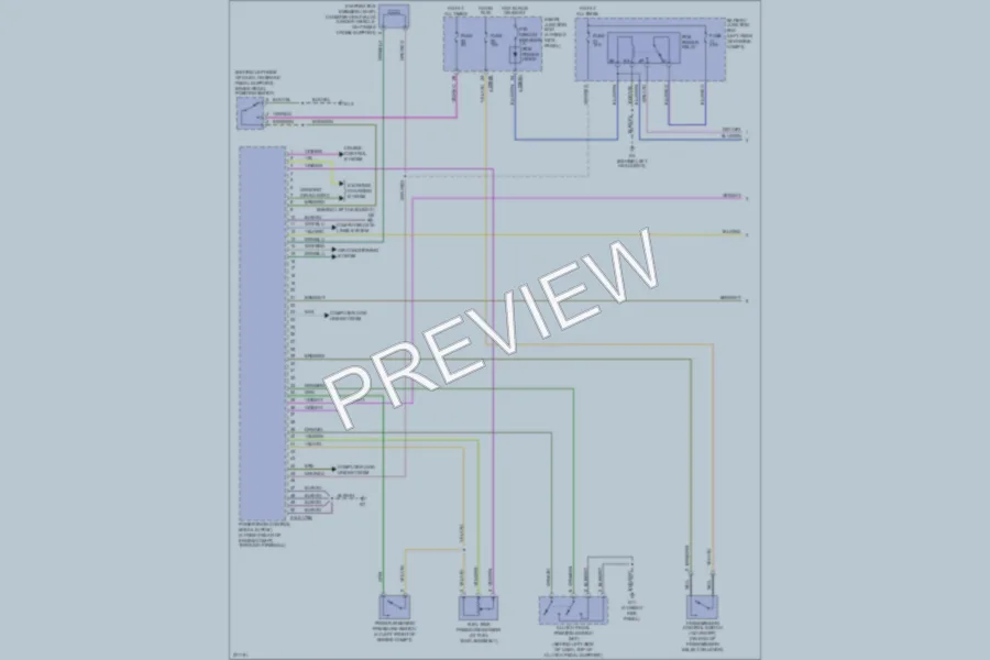 2007 Mazda B2300 Engine Performance wiring diagram preview