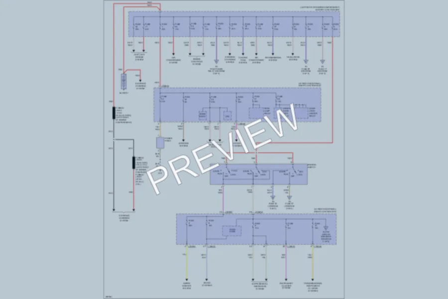 2007 Mazda B3000 Power Distribution wiring diagram preview