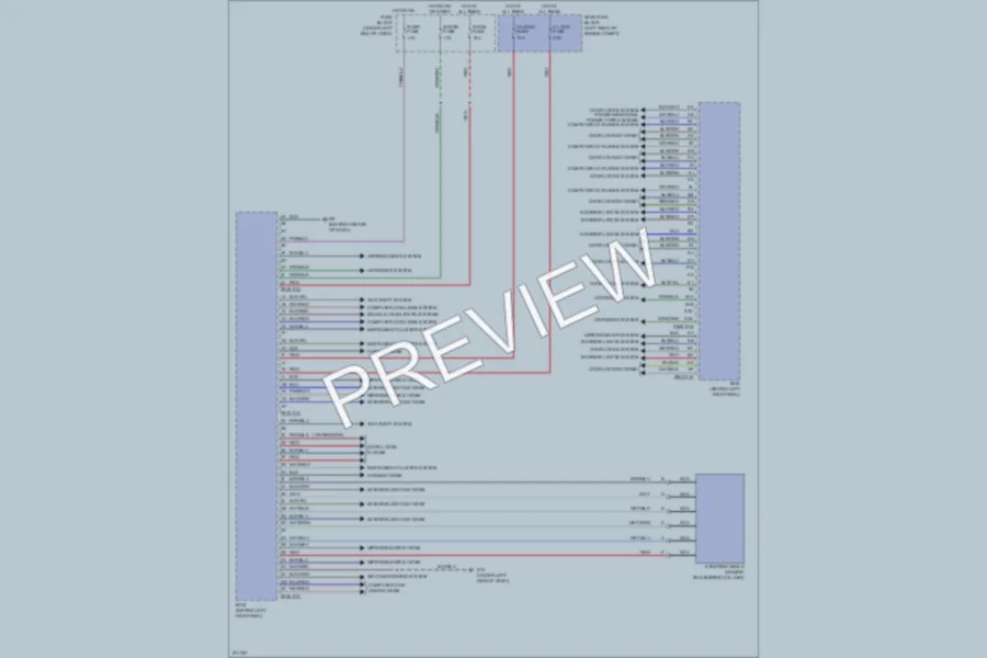 2007 Mazda CX7 Body Control Modules wiring diagram preview