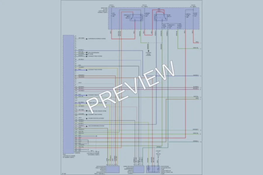 2007 Mazda CX7 Engine Performance wiring diagram preview