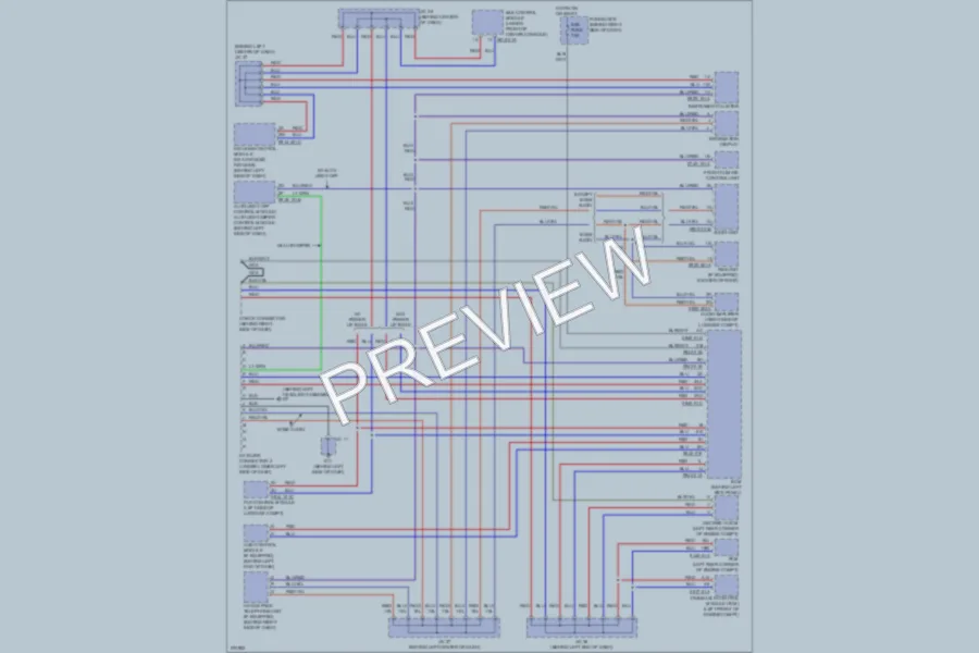 2007 Mazda CX9 Computer Data Lines wiring diagram preview