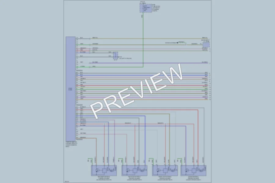 2007 Mazda CX9 Memory Systems wiring diagram preview
