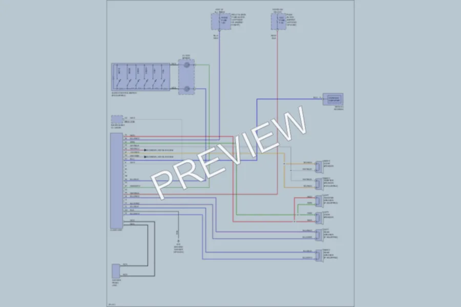 2007 Mazda MX5Miata Radio wiring diagram preview