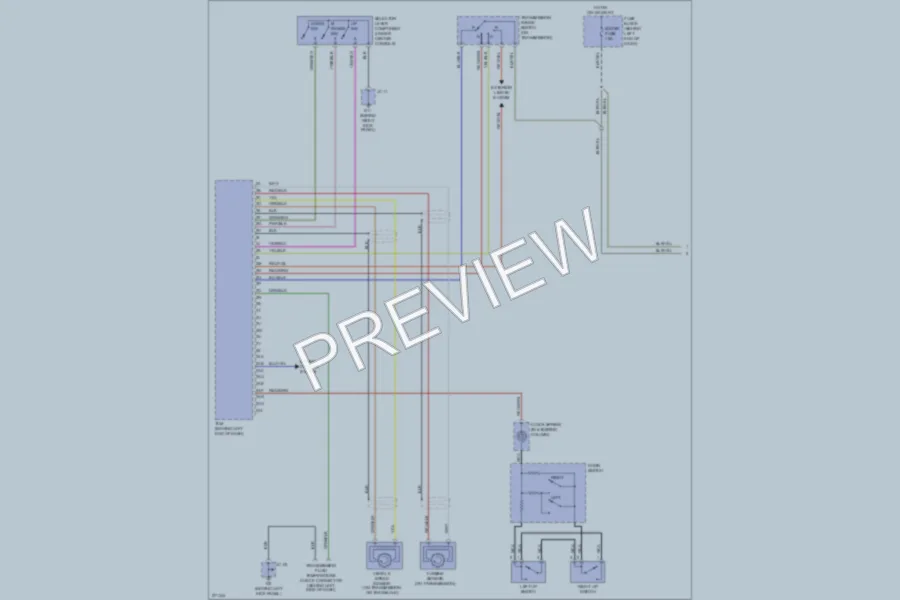 2007 Mazda MX5Miata Transmission wiring diagram preview