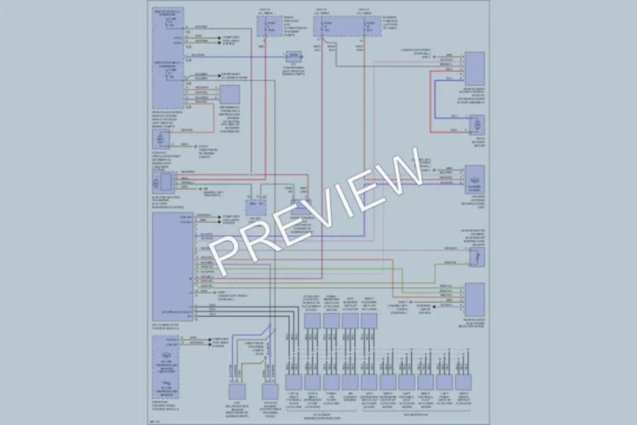 2007 MercedesBenz C230 Air Conditioning wiring diagram preview
