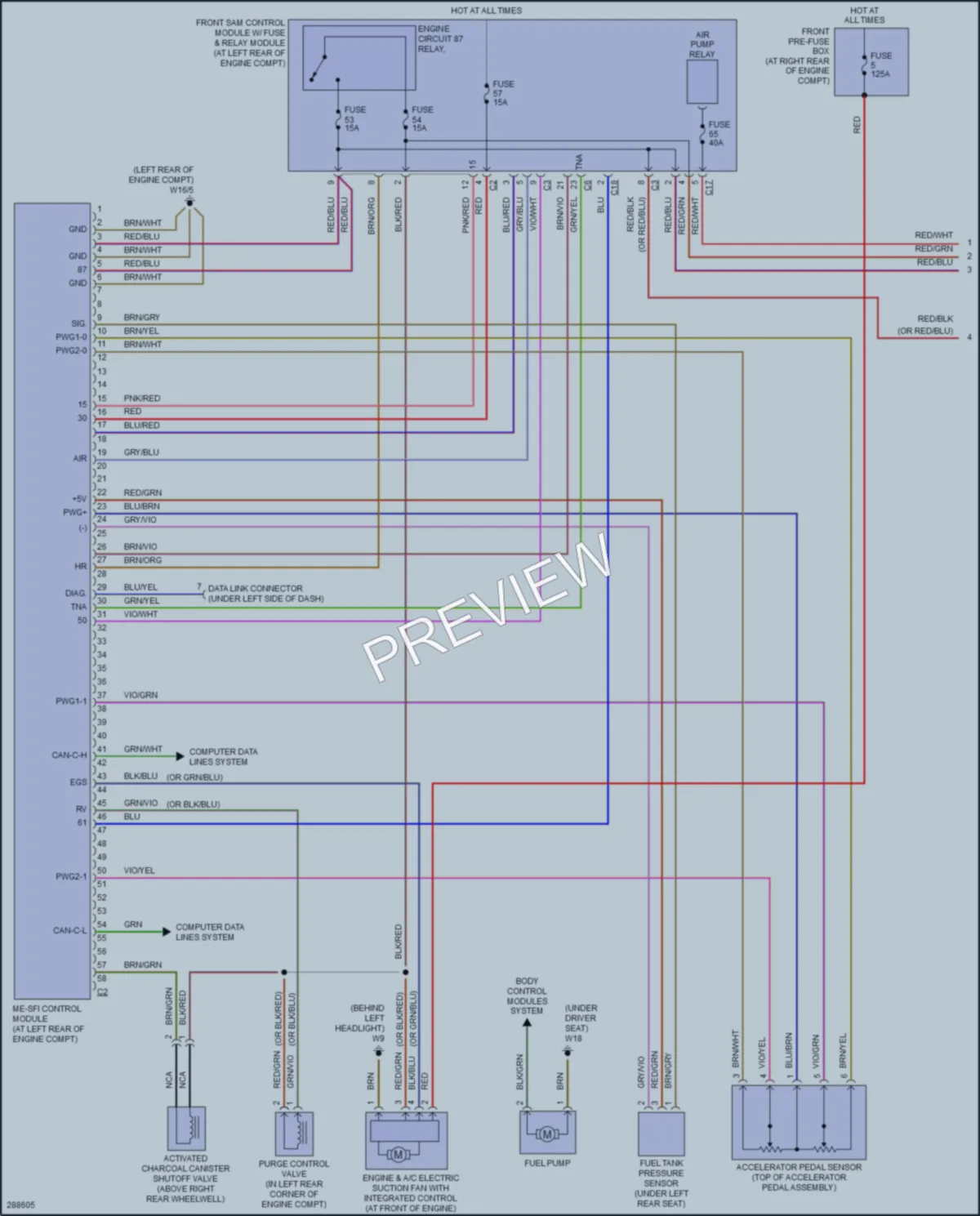 2007 MercedesBenz C230 Engine Performance wiring diagram preview
