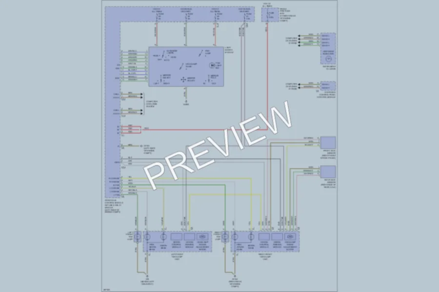2007 MercedesBenz C230 Headlights wiring diagram preview