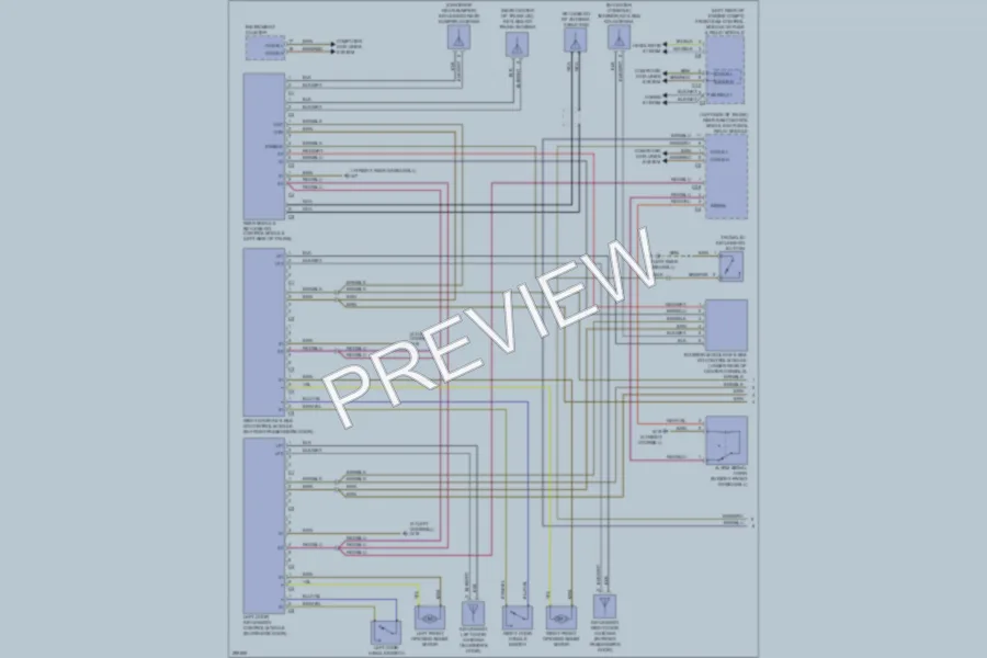 2007 MercedesBenz CLK350 Anti Theft wiring diagram preview
