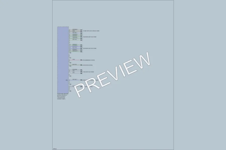 2007 MercedesBenz CLK550 Body Control Modules wiring diagram preview