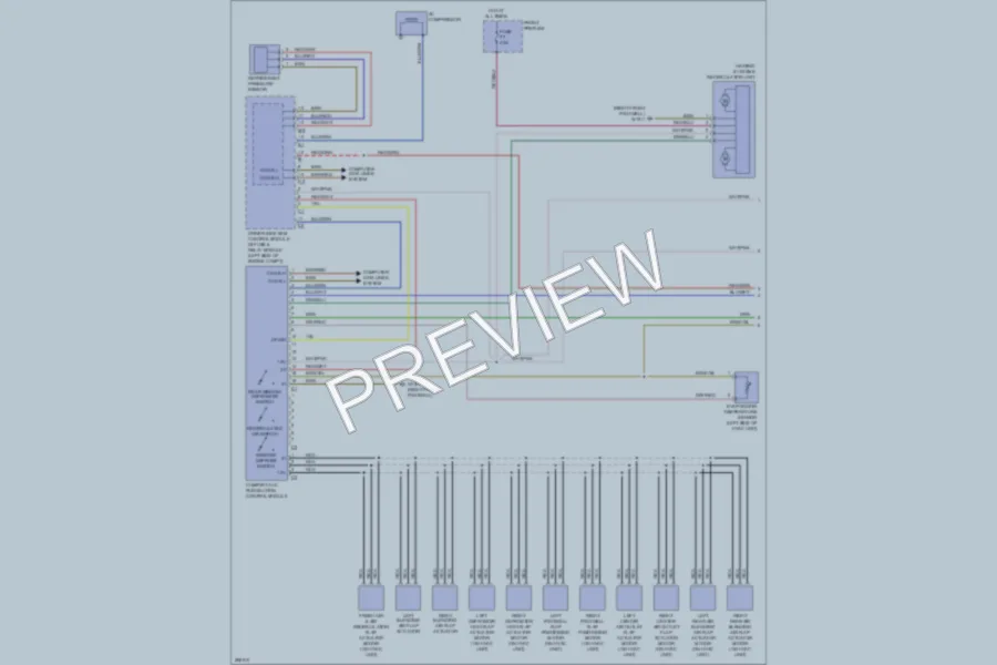 2007 MercedesBenz CLS550 Air Conditioning wiring diagram preview