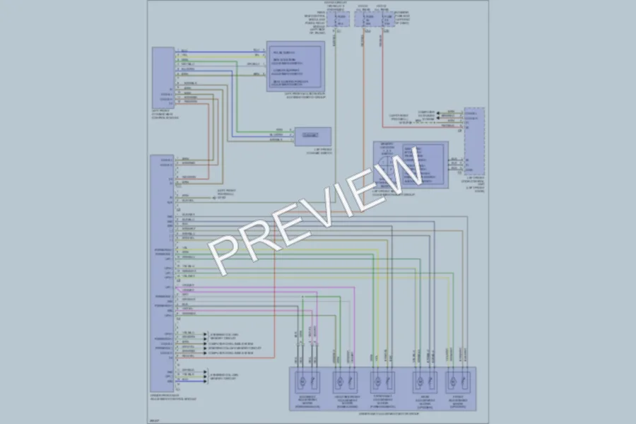2007 MercedesBenz CLS550 Memory Systems wiring diagram preview