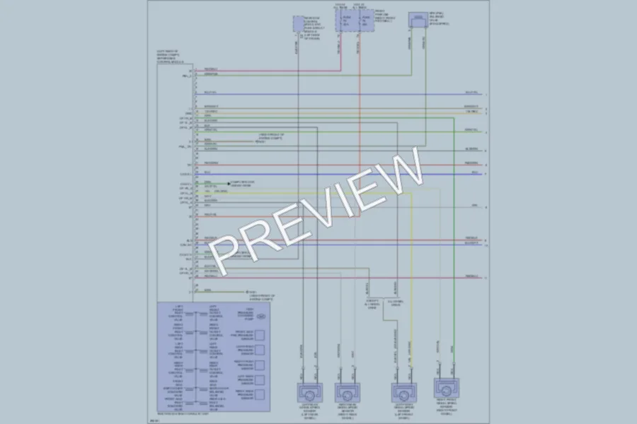 2007 MercedesBenz E350 Anti Lock Brakes wiring diagram preview