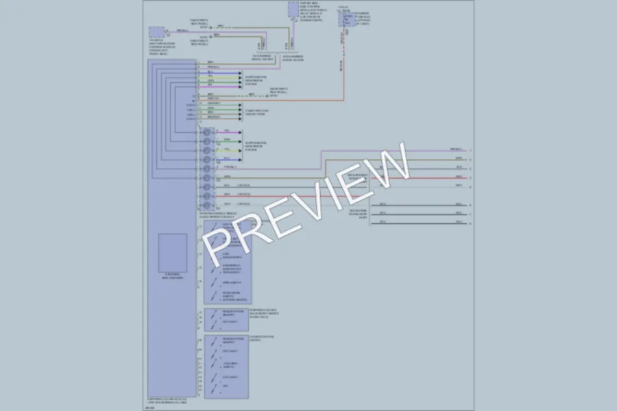 2007 MercedesBenz E550 Electronic Power Steering wiring diagram preview
