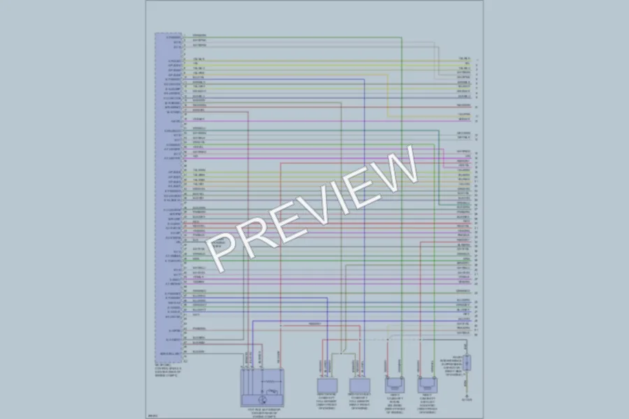 2007 MercedesBenz E550 Engine Performance wiring diagram preview