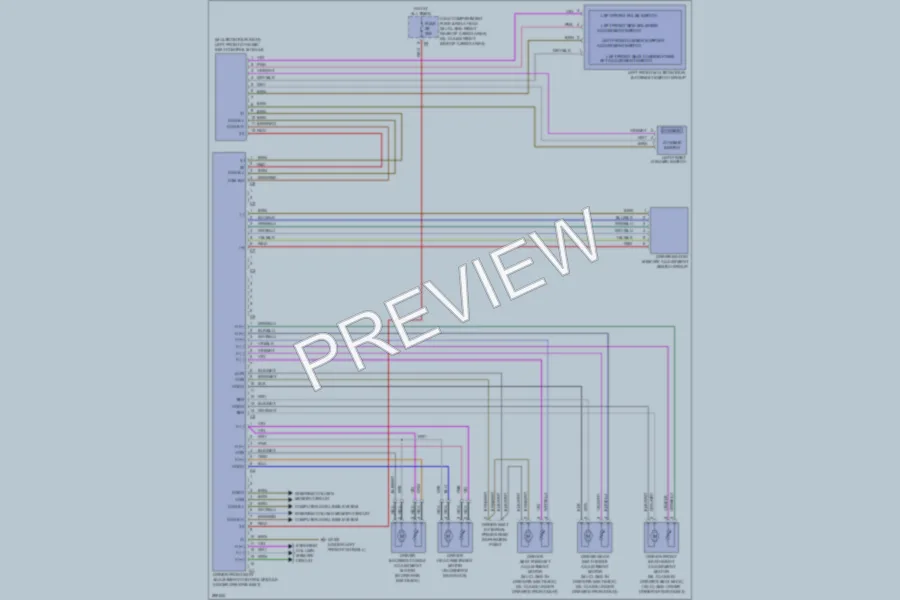 2007 MercedesBenz GL320CDI Memory Systems wiring diagram preview