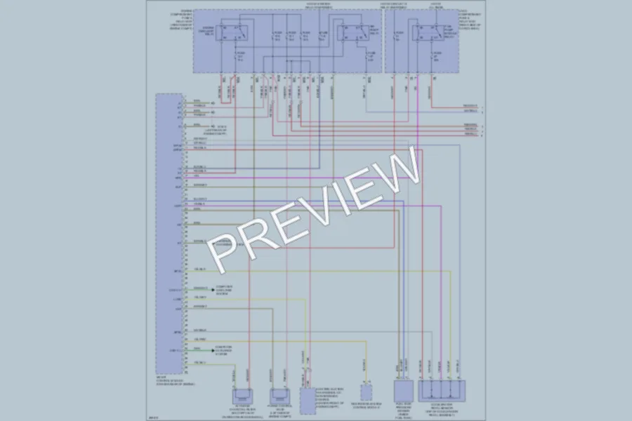 2007 MercedesBenz GL450 Engine Performance wiring diagram preview