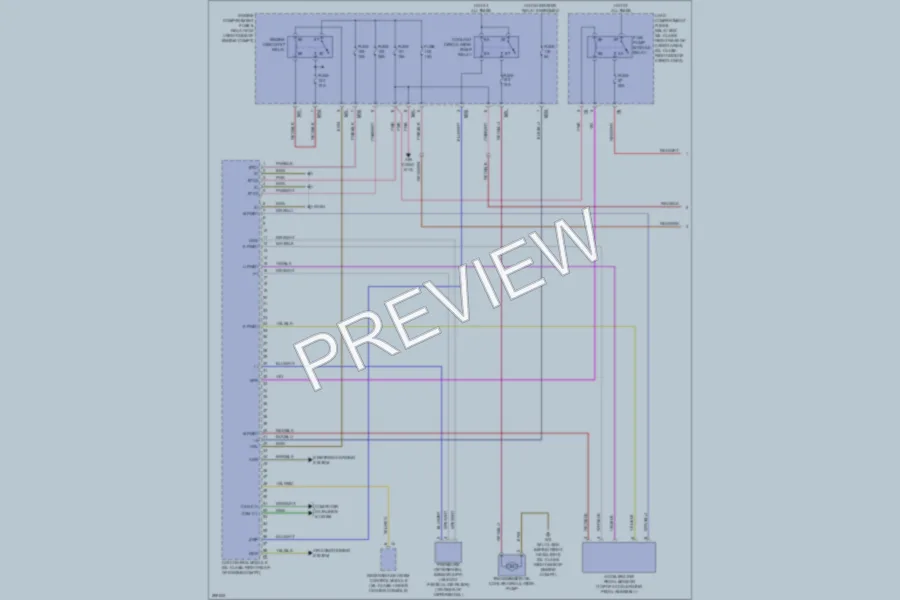 2007 MercedesBenz ML320CDI Engine Performance wiring diagram preview