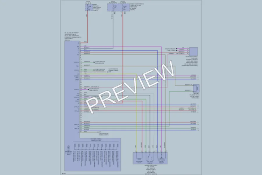 2007 MercedesBenz ML350 Anti Lock Brakes wiring diagram preview