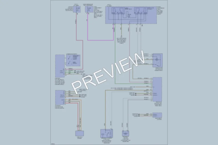 2007 MercedesBenz ML350 Wiper Washer wiring diagram preview
