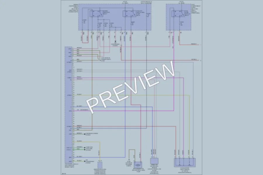 2007 MercedesBenz R320CDI Engine Performance wiring diagram preview