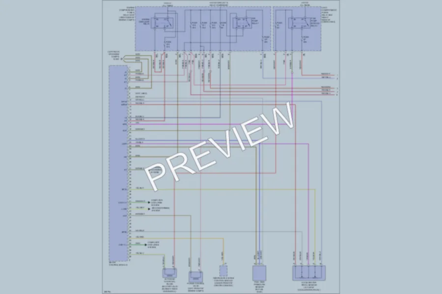 2007 MercedesBenz R350 Engine Performance wiring diagram preview