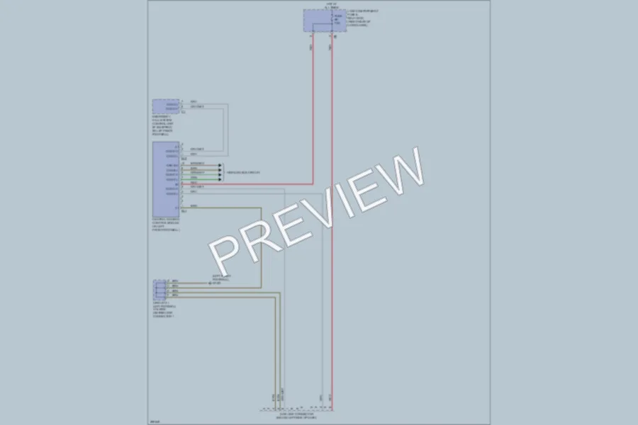 2007 MercedesBenz R500 Computer Data Lines wiring diagram preview