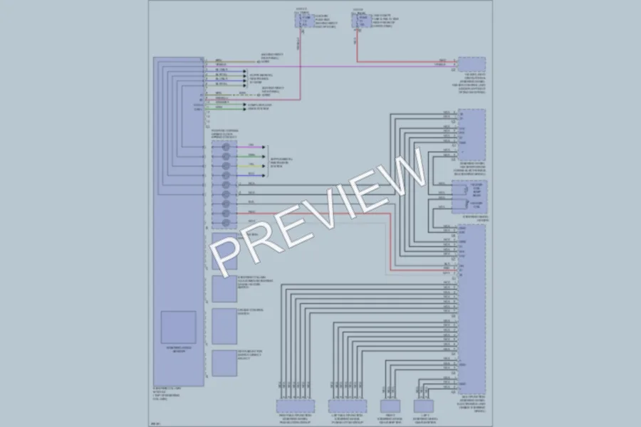 2007 MercedesBenz R500 Electronic Power Steering wiring diagram preview