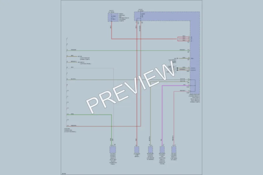 2007 MercedesBenz SLK280 Computer Data Lines wiring diagram preview