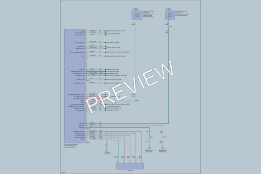 2007 Mercury GrandMarquis Body Control Modules wiring diagram preview