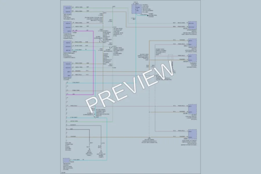 2007 Mercury GrandMarquis Computer Data Lines wiring diagram preview