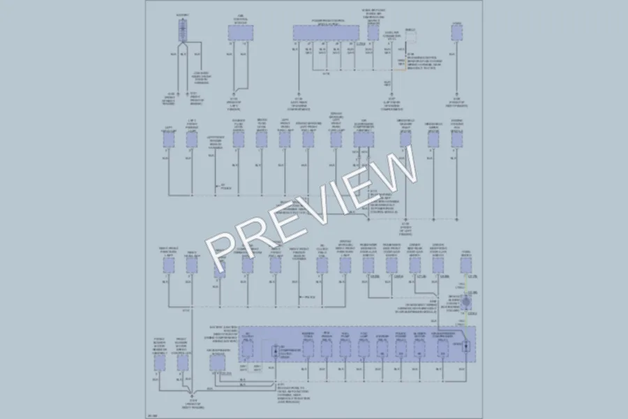 2007 Mercury GrandMarquis Ground Distribution wiring diagram preview