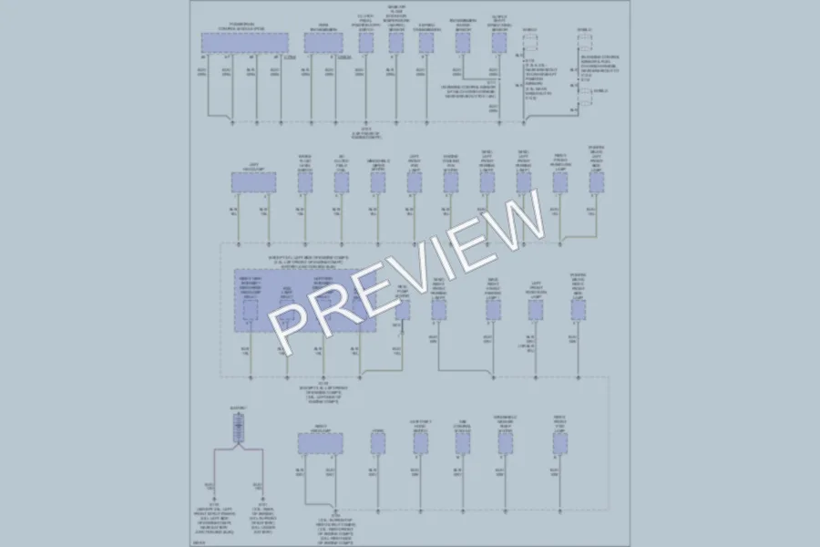 2007 Mercury Milan Ground Distribution wiring diagram preview