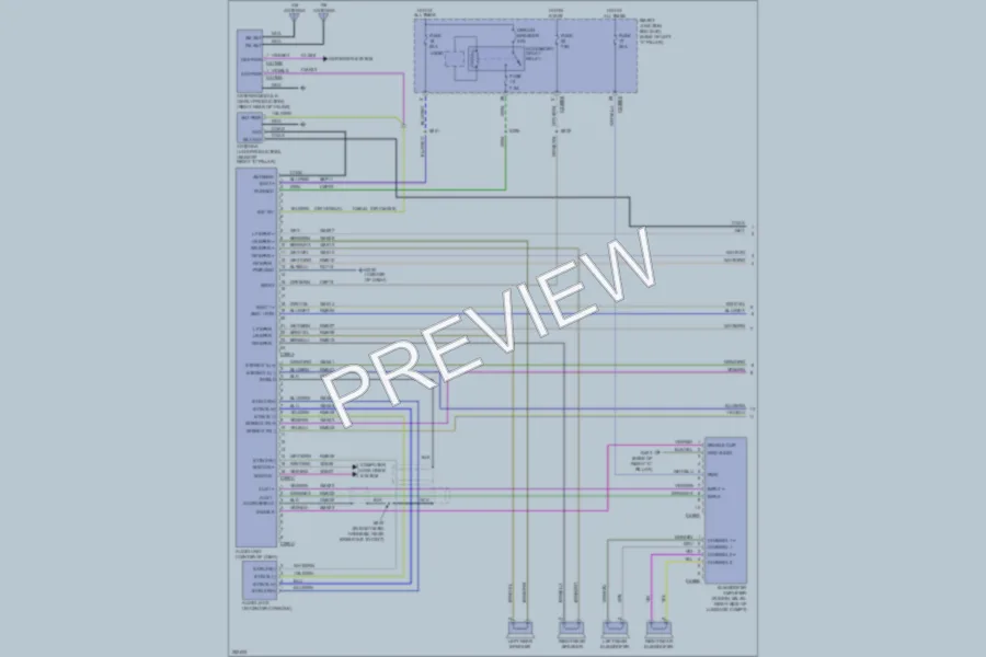 2007 Mercury Milan Radio wiring diagram preview