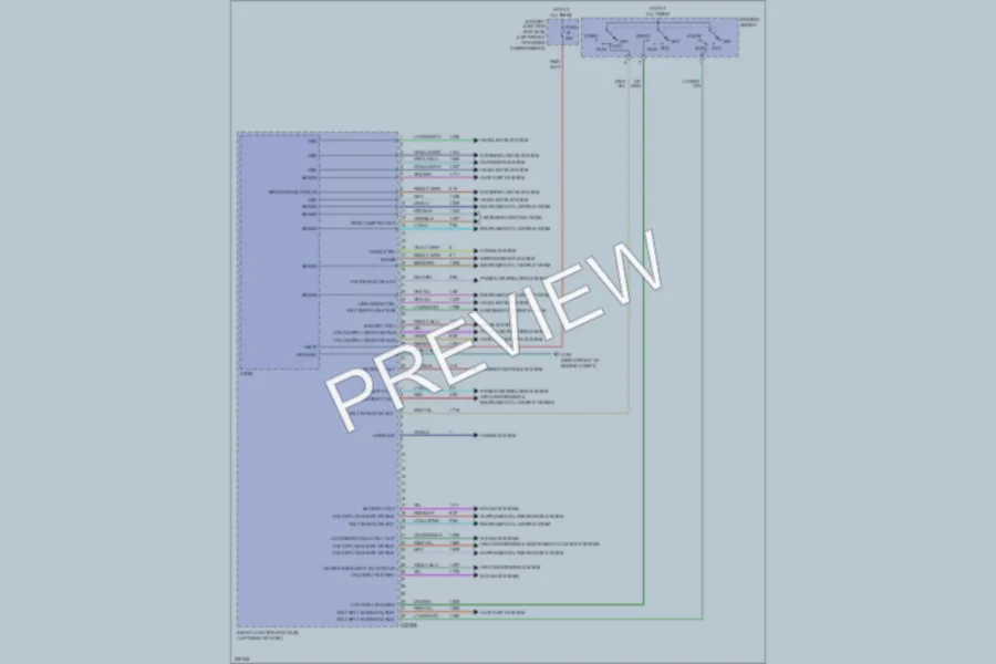 2007 Mercury Montego Body Control Modules wiring diagram preview