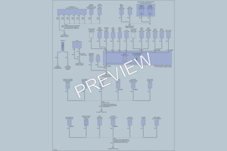 2007 Mercury Monterey Ground Distribution wiring diagram preview