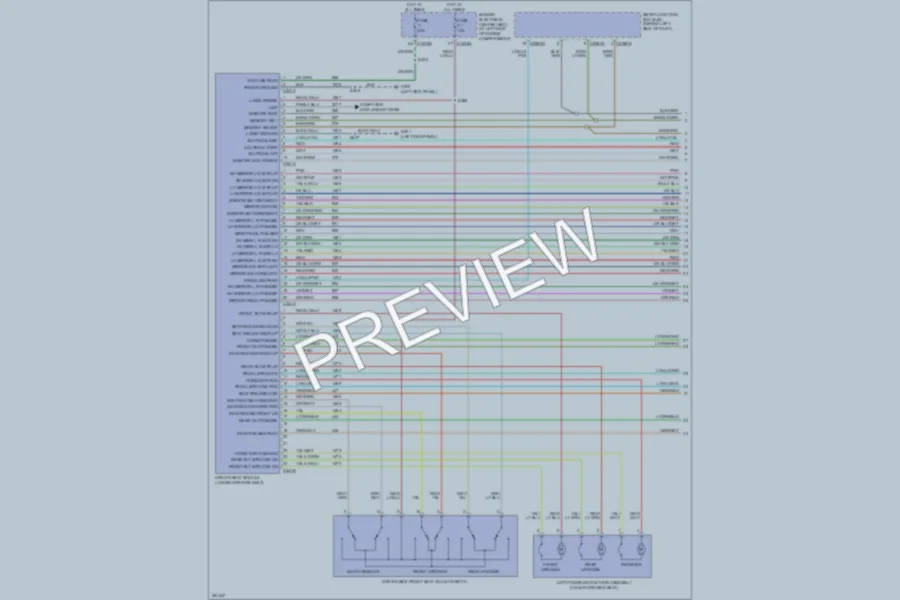 2007 Mercury Monterey Memory Systems wiring diagram preview