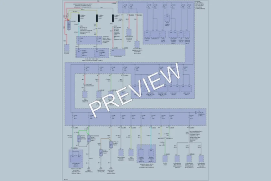 2007 Mercury Monterey Power Distribution wiring diagram preview