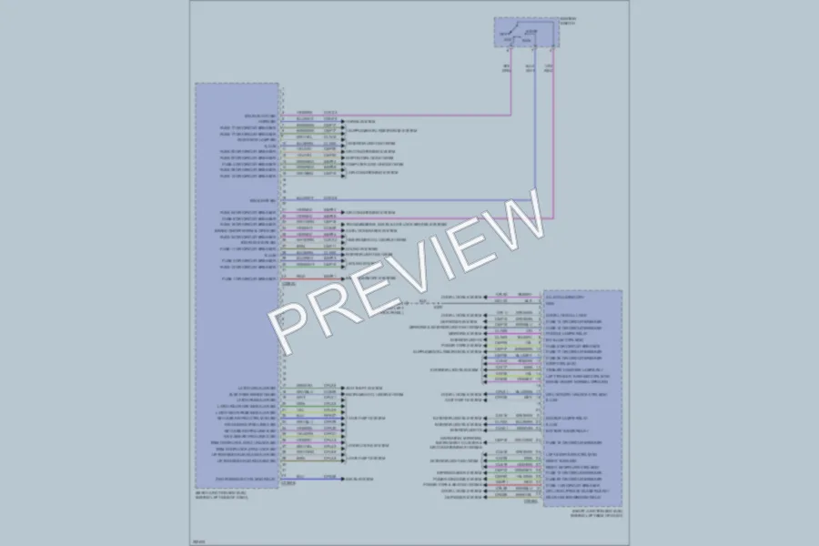 2007 Mercury Mountaineer Body Control Modules wiring diagram preview