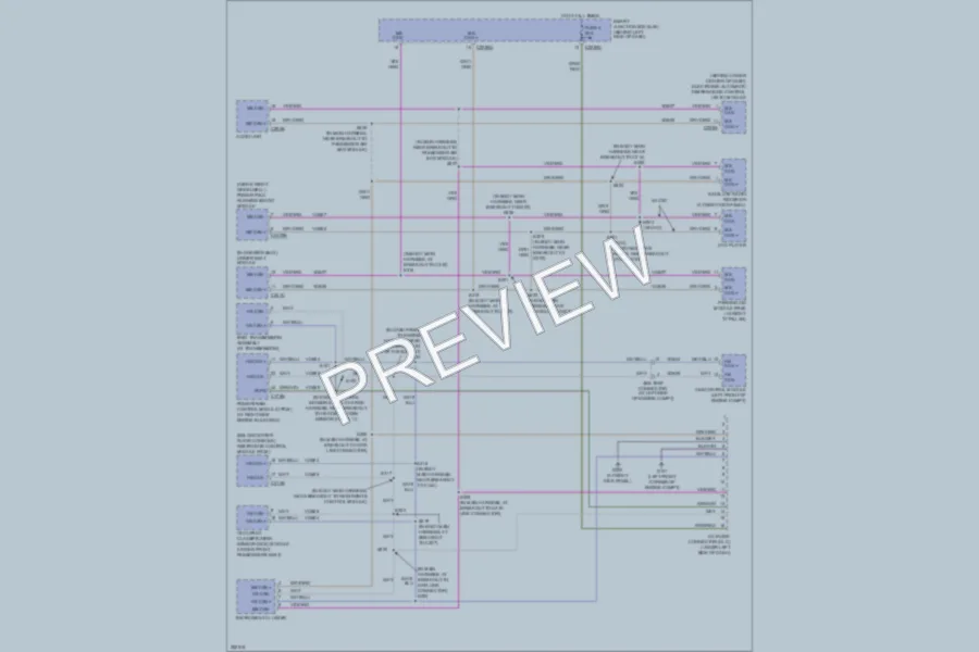 2007 Mercury Mountaineer Computer Data Lines wiring diagram preview