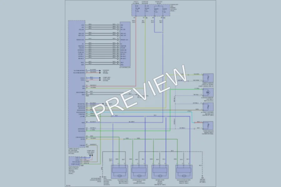 2007 Nissan 350Z Air Conditioning wiring diagram preview