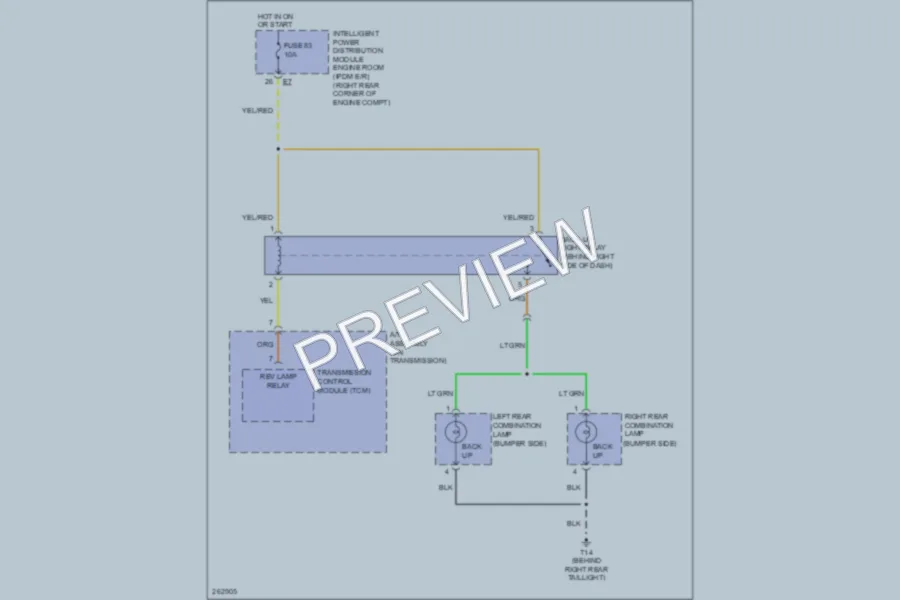 2007 Nissan 350Z Exterior Lights wiring diagram preview