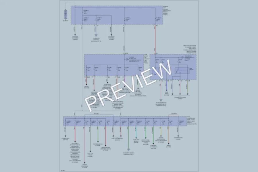 2007 Nissan 350Z Power Distribution wiring diagram preview