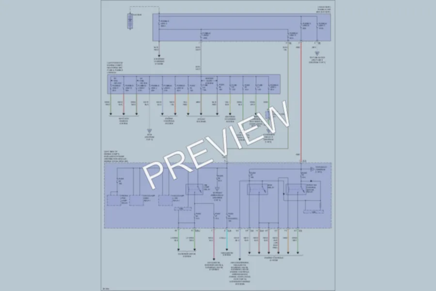 2007 Nissan Altima Power Distribution wiring diagram preview