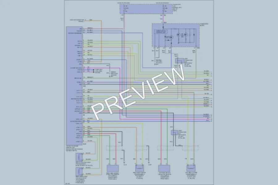 2007 Nissan Altima Supplemental Restraints wiring diagram preview