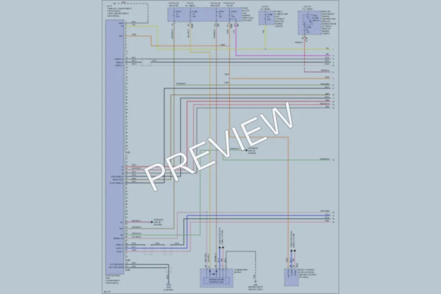 2007 Nissan Armada Navigation wiring diagram preview